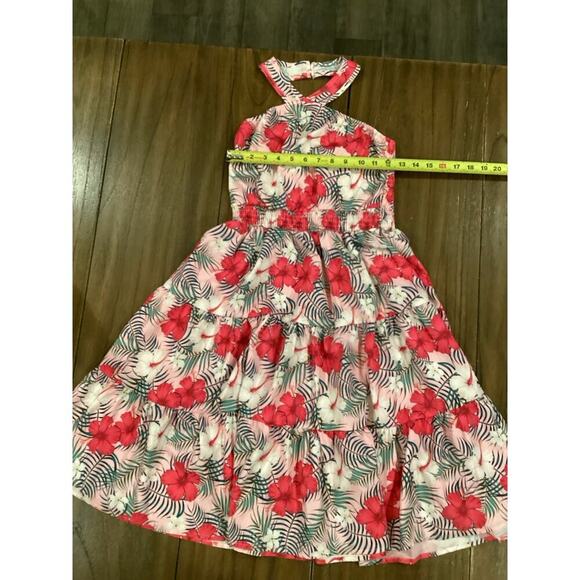 Grace Karin Floral Halter Neck Floral Multicolor Smocked spring Dress 14Y NWT - Picture 3 of 9